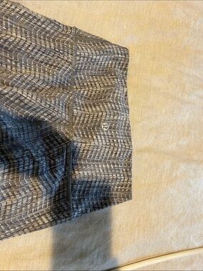 Lululemon Patterned Cropped  High-Waist Leggings - Gray